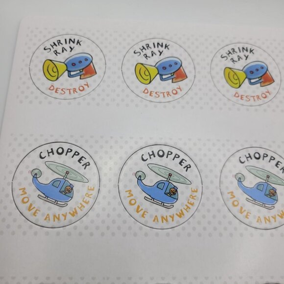 Dog Man Attack Of The Fleas Replacement Pieces Tool Tokens Circle Shrink Move - Picture 5 of 10